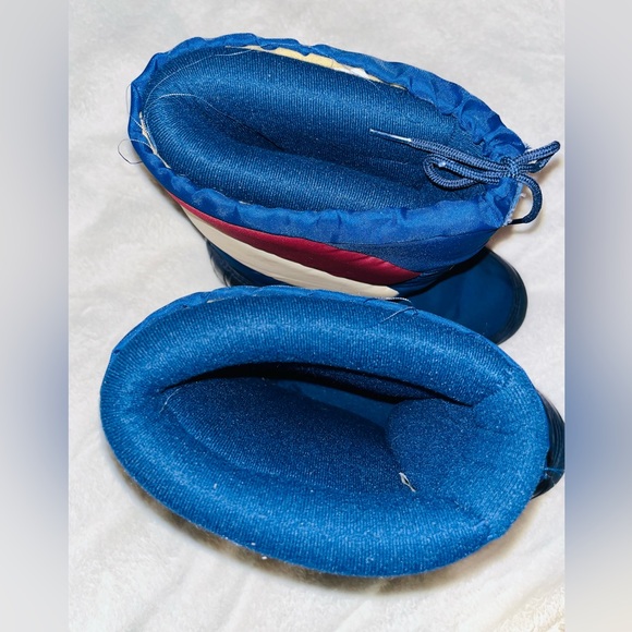 Vintage Colorblock Snow Moon Puffer Boots sz 9 - Picture 6 of 12